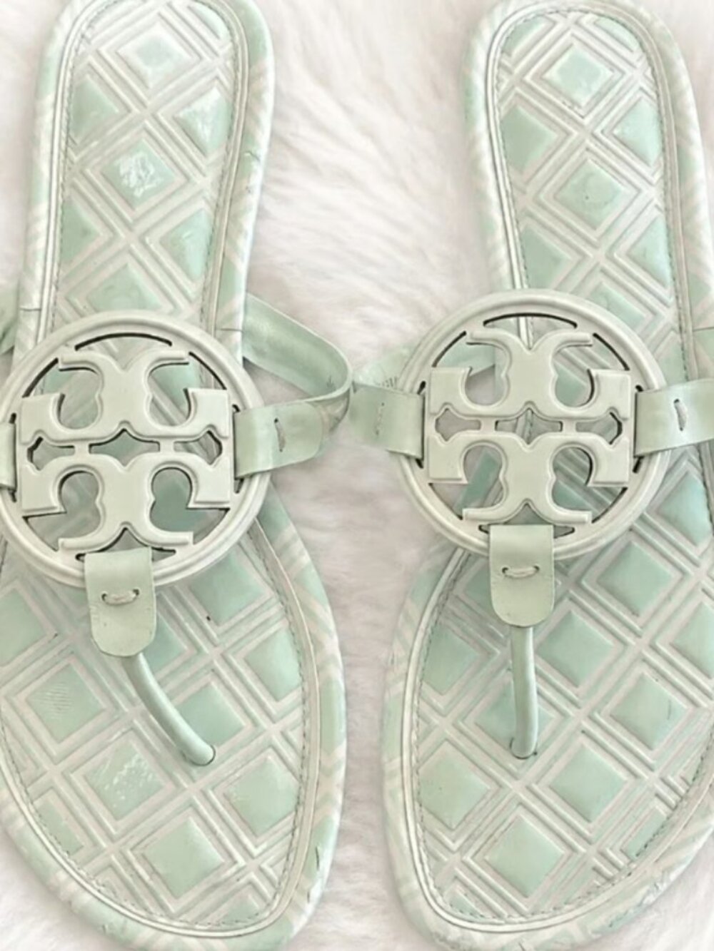 TORY BURCH Metal Miller Sandal in Seafoam